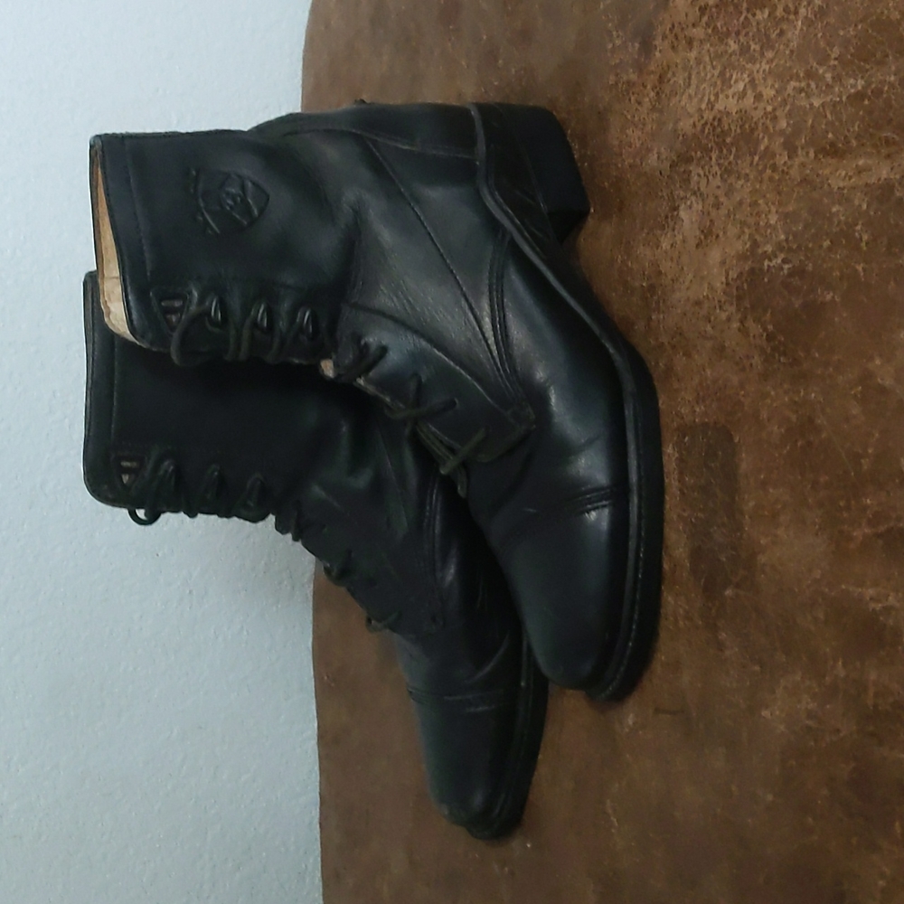 ARIAT PADDOCK BOOTS W 8.5 HORSE BACK RIDING BOOTS